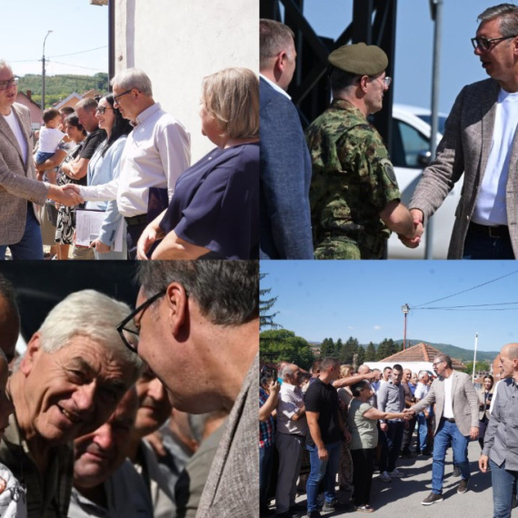 Vučić u Blacu: Obišao porodičnu destileriju MI-MI d.o.o; Razgovara sa narodom i rešava probleme FOTO