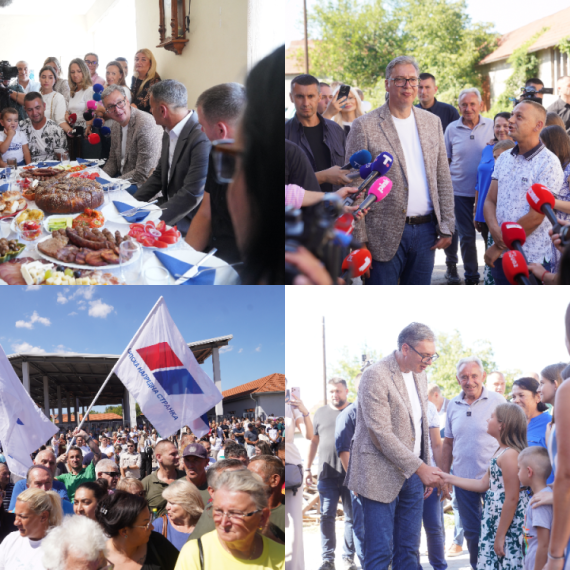 Vučić posetio Toplički okrug; Rešavao probleme građana; Najavio velike radove i ulaganja FOTO/VIDEO