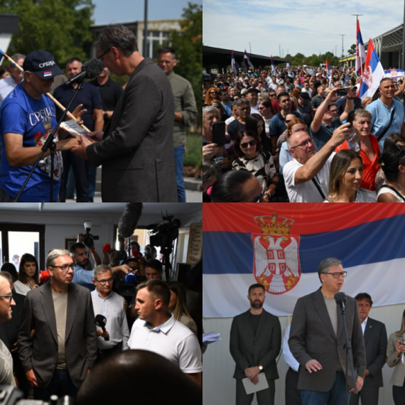 Vučić ceo dan sa narodom u Rasinskom okrugu: "Srbija se nikad nije više gradila, a tek će"