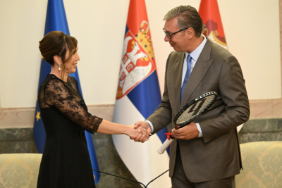 Slika za Vučić u Predsedništvu primio teniserku Jelenu Janković: "Ona će biti promoter EXPO 2027"