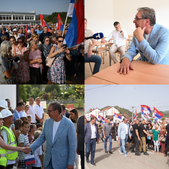 Vučić announces €1.5 million investment in Donja Borina: "Work on the road to Radalj to begin in 10–15 days"