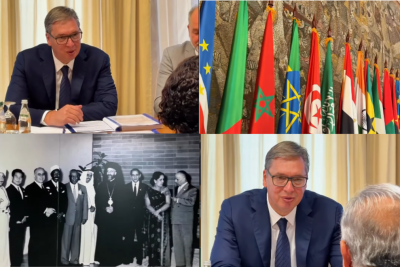 Slika za Vučić: "Beograd će sutra okupiti državnike iz sveta"; "Istorija se vraća tamo gde je sve i počelo" VIDEO