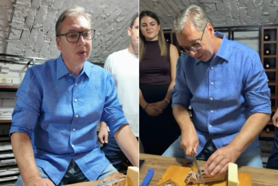 Slika za Neverovatna atmosfera na Paliću; Vučić: "Za Srbiju svim srcem"; "Srećan što sam sa mladim ljudima" VIDEO