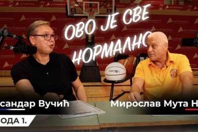 Slika za Razgovaraju Vučić i Miroslav Nikolić; Muta ispričao kako su igrala braća Vučić; "Posvađaju se i nema basketa"