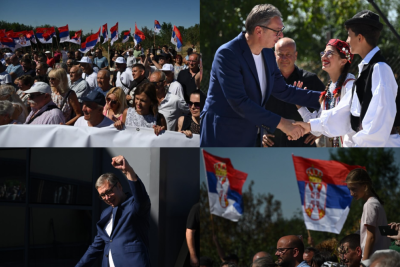 Slika za Vučić posetio Zapadnobački okrug; Obišao kompanije, najavio ulaganja; Pozdravio ga veliki broj ljudi FOTO
