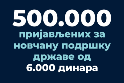 Slika za Mali objavio neverovatne vesti: "Više od pola miliona građana se prijavilo za novčanu naknadu od 6.000 dinara"