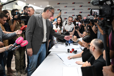 Slika za Novo istraživanje: Lista koju predvodi Aleksandar Vučić "Ujedinjena Srbija" vodi sa 48,6 %