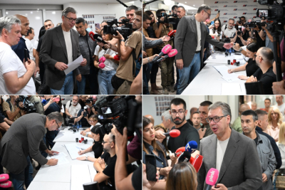Slika za Novo istraživanje: Lista koju predvodi Aleksandar Vučić "Ujedinjena Srbija" vodi sa 48,6 %