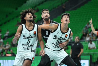 Slika za Drama u Atini: Partizan izgubio trojkom u poslednjoj sekundi!