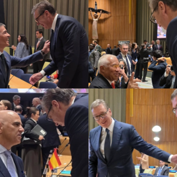 Vučić iz Njujorka: "U vremenu globalnih izazova nepohodno čuvati prostor za dijalog i saradnju" FOTO