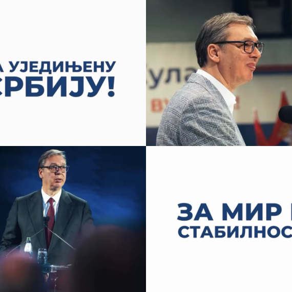Vučić: "Moj narod mi je sve. Srbija mi je sve. Nema povlačenja"; "Do konačne pobede – za Srbiju" VIDEO