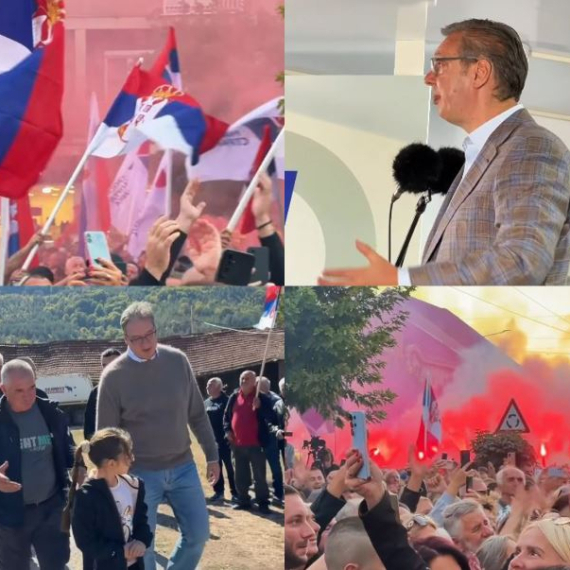 Vučić u Jagodini: "Neće da razgovara samo onaj ko krije nešto"; "Nešto najgore je podići ruku na ženu" VIDEO