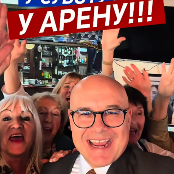 Vučević pozvao sve da u subotu dođu u Arenu: "Nasilje i blokade ne mogu da zamene izbornu volju građana" VIDEO