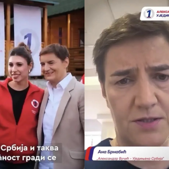 Brnabić: "Vidimo se 3. oktobra u Areni, da podržimo našeg kandidata za premijera Aleksandra Vučića" VIDEO