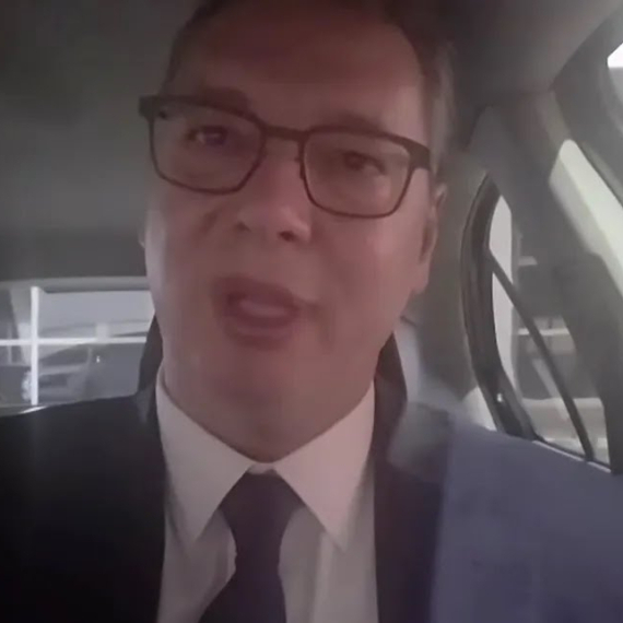 Vučić se obratio okupljenima u Areni preko video-bima: "Imam veliku tremu"; "Beskrajno sam zahvalan" VIDEO