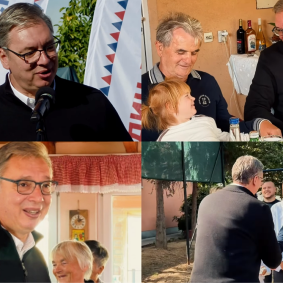Vučić nastavio da obilazi Srbiju; Razgovara sa meštanima; "Da pobedimo ubedljivo, sa 500.000 glasova razlike"
