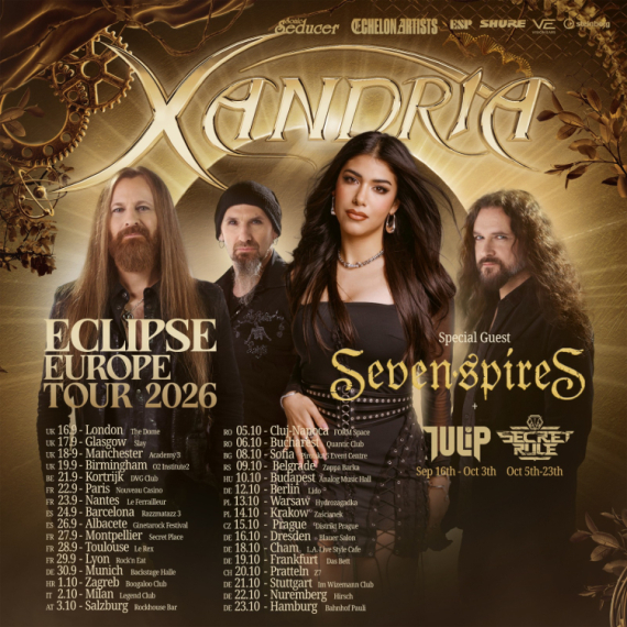 Sympho metal spektakl uz Xandriu i Seven Spires u petak u Zappa Barci