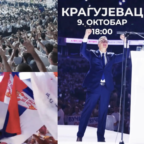 Vučić announces rally in the heart of Šumadija: "United for Serbia! See you in Kragujevac" VIDEO