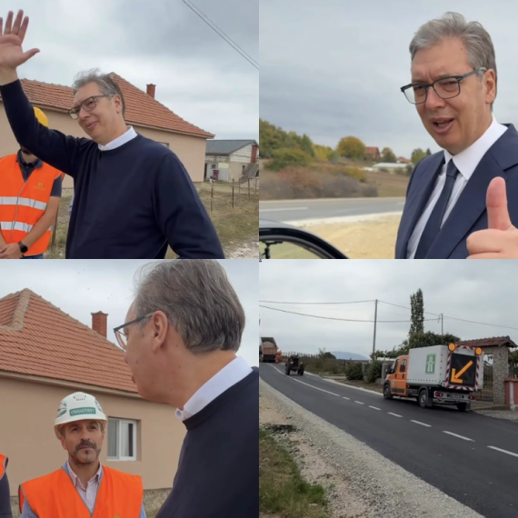 Obilazak Šumadije; Vučić razgovara sa ljudima na Oplencu: "Srbiji niko ne određuje kakvu politiku vodi" VIDEO