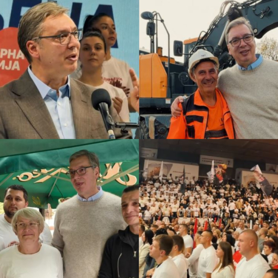 Vučić obišao Zaječar; Održan veliki skup; "Hvala na toplom dočeku i lepim rečima"