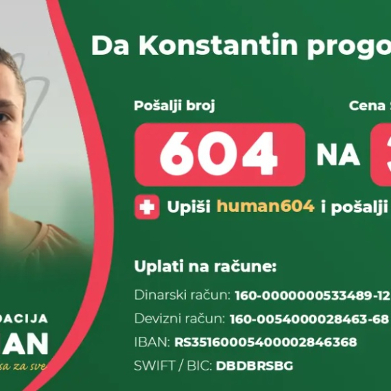 Pomozimo Konstantinu da progovori: Pošalji 604 na 3030