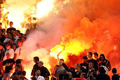 Slika za Skandal u Splitu – "Torcida" skandirala "Aušvic" i "ustani Adolfe": "Visoke peći potpaljujem ja..." VIDEO