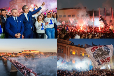 Slika za Veličanstvene scene u Novom Sadu; Ogroman broj ljudi; Vučić: "Hvala vam što smo svi došli ujedinjeni"