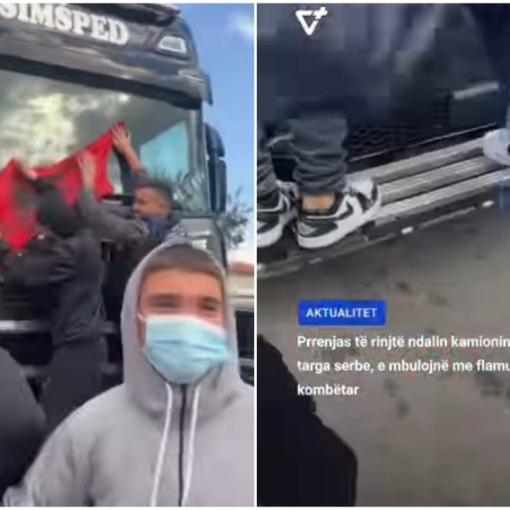 Demonstranti u Albaniji napali srpski kamion: Protesti se pretvorili u izlive srbofobije, blokaderi ćute