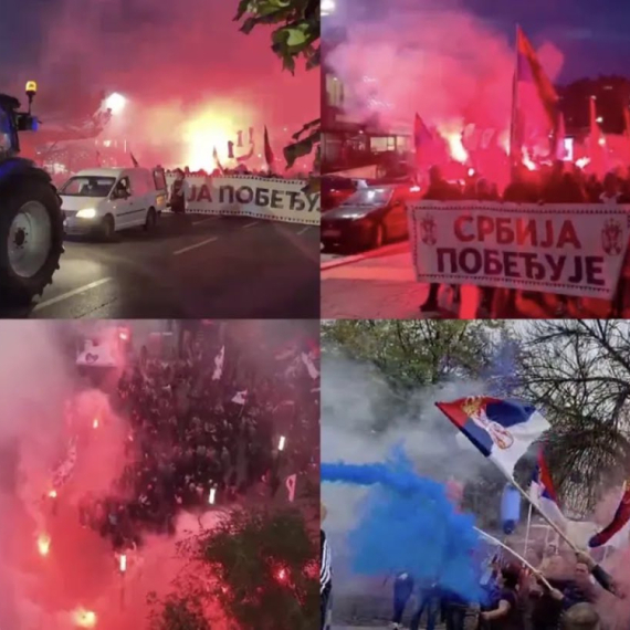 Građani pružaju podršku "Ujedinjenoj Srbiji"; Reke ljudi na ulicama – Kruševac, Vranje, Loznica, Kula