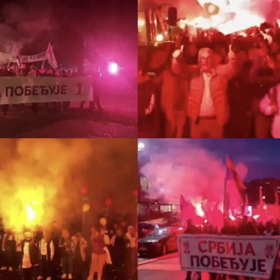 Građani pružaju podršku "Ujedinjenoj Srbiji"; Reke ljudi na ulicama – Apatin, Kraljevo, Ljubovija, Vranje