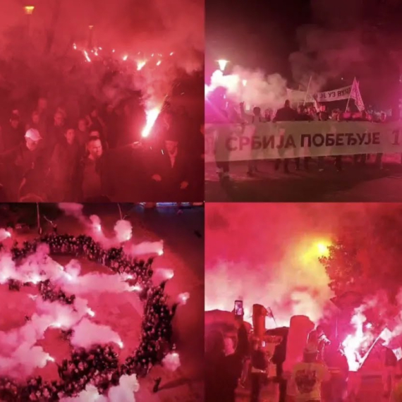 Građani pružaju podršku "Ujedinjenoj Srbiji"; Reke ljudi na ulicama – Niš, Apatin, Kraljevo, Ljubovija, Vranje
