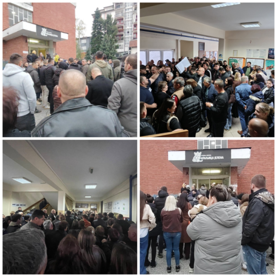 Neverovarne scene; Građani sa KiM stigli rano jutros na glasanje; Gužve su ogromne FOTO