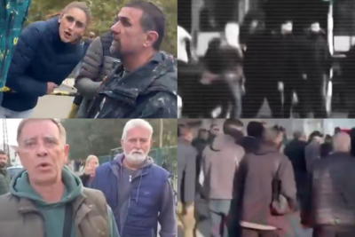 Slika za Blokaderi divljaju: Napali ljude u Lazarevcu, nasrnuli na ženu u Sevojnu, polupali staklo u SNS kol-centru