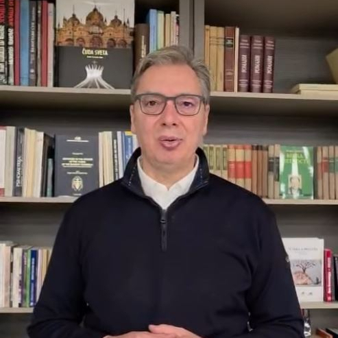 Vučić: "Nikad neću odustati od borbe protiv najgorih, a to su blokaderi" VIDEO