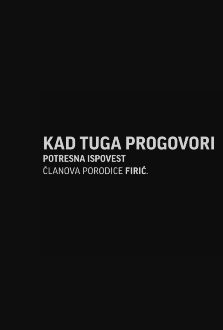 Kad tuga progovori