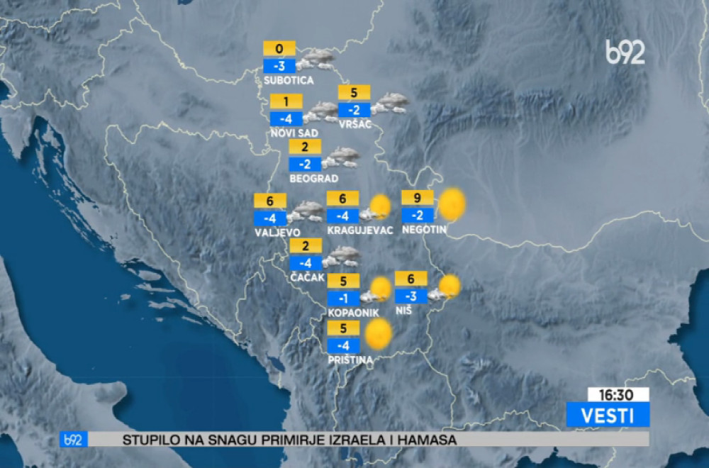 Vesti B92 u 16h 19.01.2025.