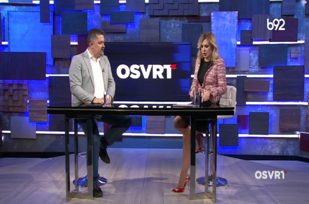 Osvrt B92: gost Saša Milovanović, direktor Srpskog Telegrafa