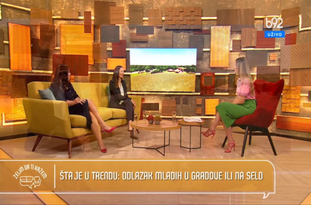 Želim da ti kažem - Marija Ćeklić, urednica emisije "Plodno i rodno" i Slađana Arsenijević, gazdinstvo "Arsenijević"