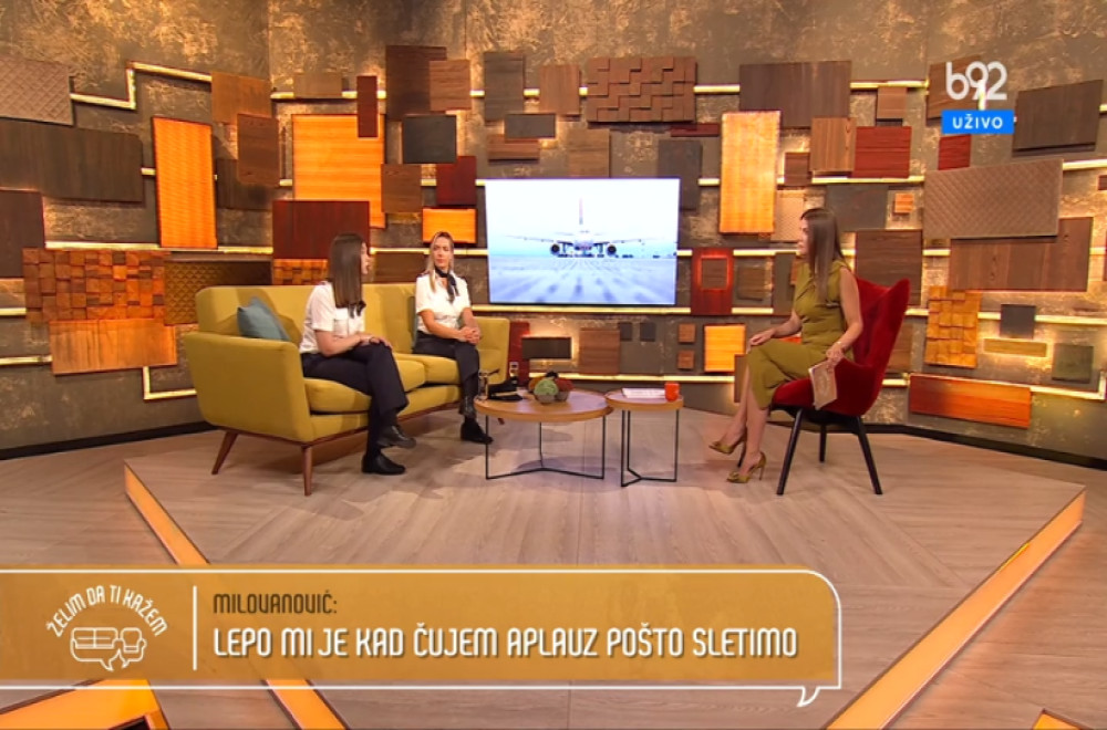 Želim da ti kažem - Sara Golubović, mlađa kopilotkinja na avionu tipa ATR i Dina Milovanović, kopilotkinja na avionu tipa ERBAS