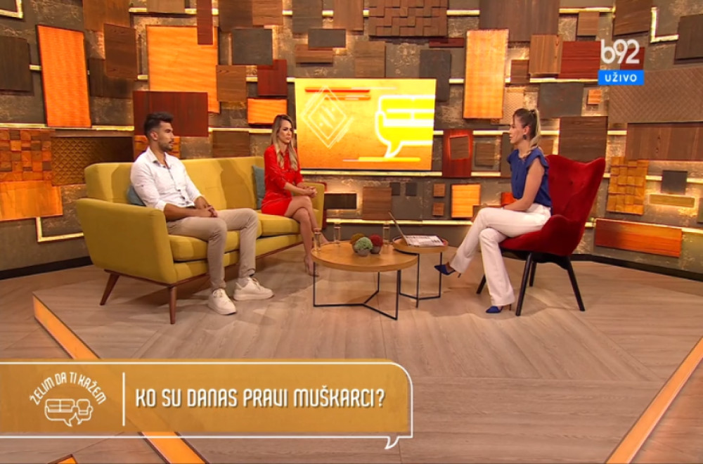 Želim da ti kažem - Branka Lasković, urednica i voditeljka emisije "150 minuta" i Miloš Mićović, model, glumac i pevač