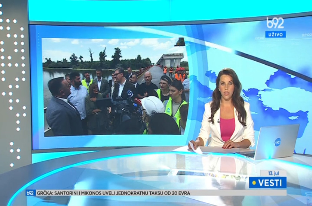 Vesti B92 u 16h 13.07.2025.