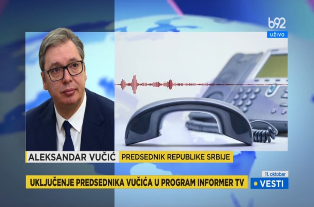 Vesti B92 u 16h 11.10.2025.