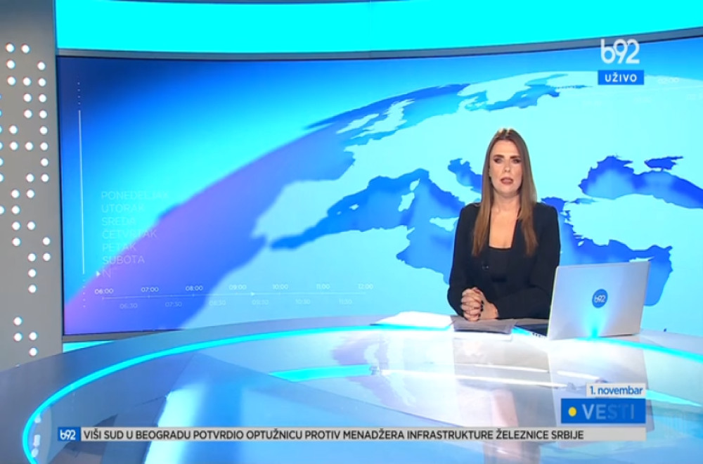 Vesti B92 u 16h 01.11.2025.