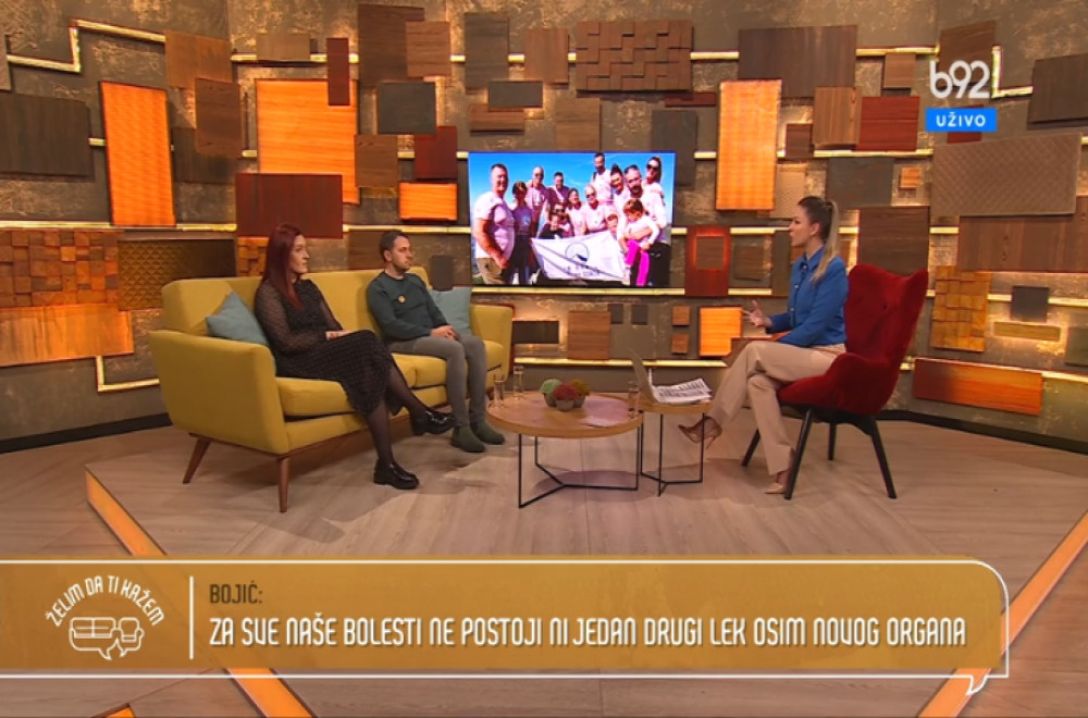 Želim da ti kažem - dr Saša Knežević, specijalista anesteziologije i koordinator za tranplataciju urgentnog centra KCS, Mladen Todić i Željka Bojić