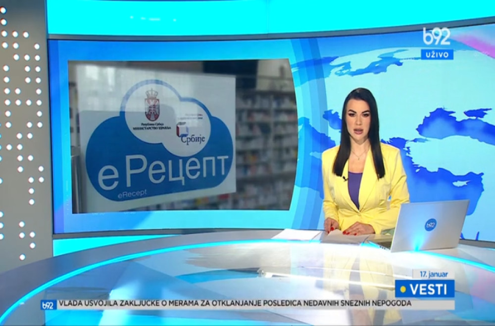 Vesti B92 u 16h 17.01.2026.