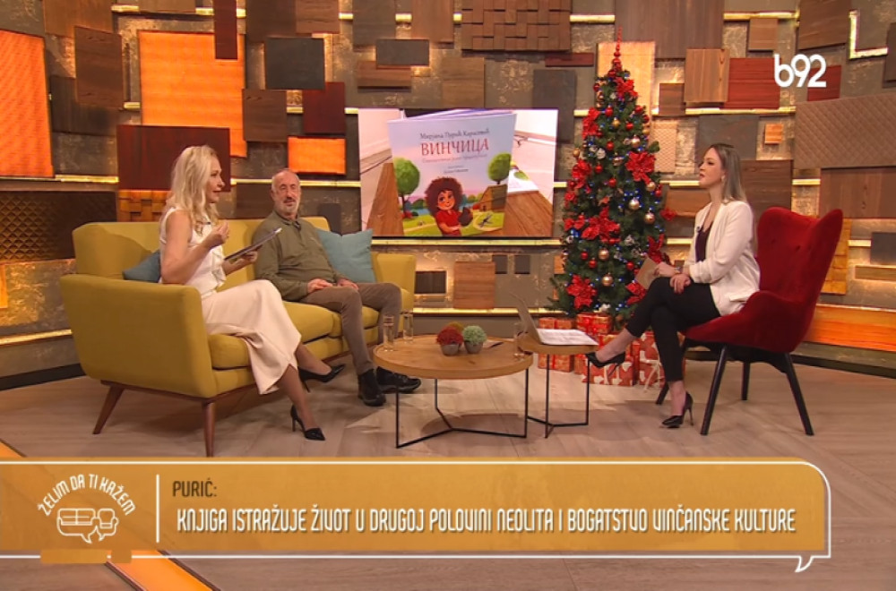 Želim da ti kažem - Mirjana Purić Karasović, novinar i dečiji pisac i Dragan Janković, direktor lokaliteta Vinča