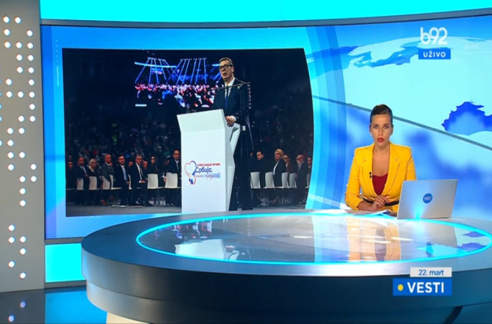 Vesti B92 u 16h 22.03.2026.