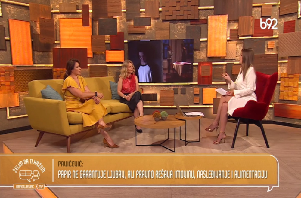 Želim da ti kažem - Martina Kvarantan Šmitran, psihoterapetkinja i Jelena Pavićević, bivši advokat i bivša sudija porodičnog prava
