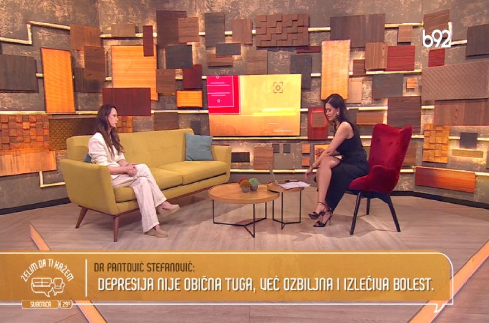 Želim da ti kažem - dr Maja Pantović Stefanović, direktorka klinike za psihijatriju UKC Srbije